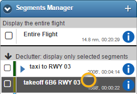 Segments list