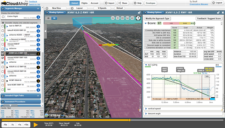 CloudAhoy - Debriefing for Pilots